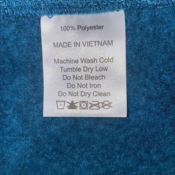 TELLURIDE CLOTHING CO Blue Coral 1/4 Zip Knit Pullover-M NWT - Picture 5 of 5